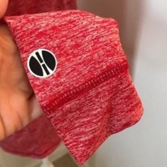 Holloway V-Neck Red Space Dye Athletic Top SZ M - Picture 5 of 7